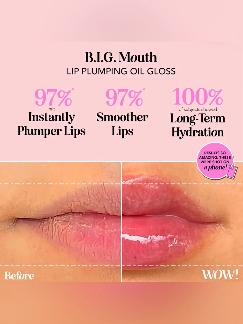 NEW✅ Polite Society •BIG Mouth Lip Plumping Oil Gloss •Loud & Proud • New in Box
